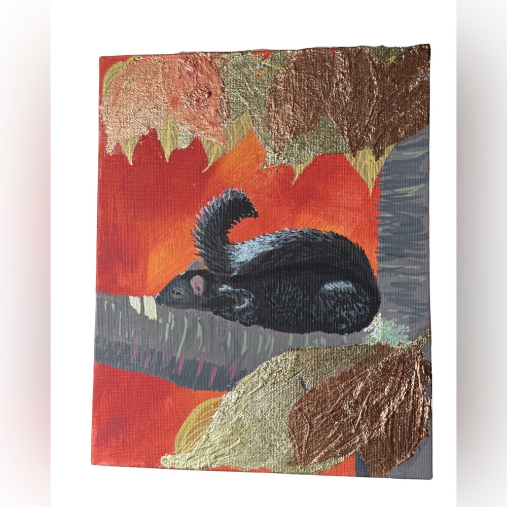 Vibrant Squirrel Canvas Art